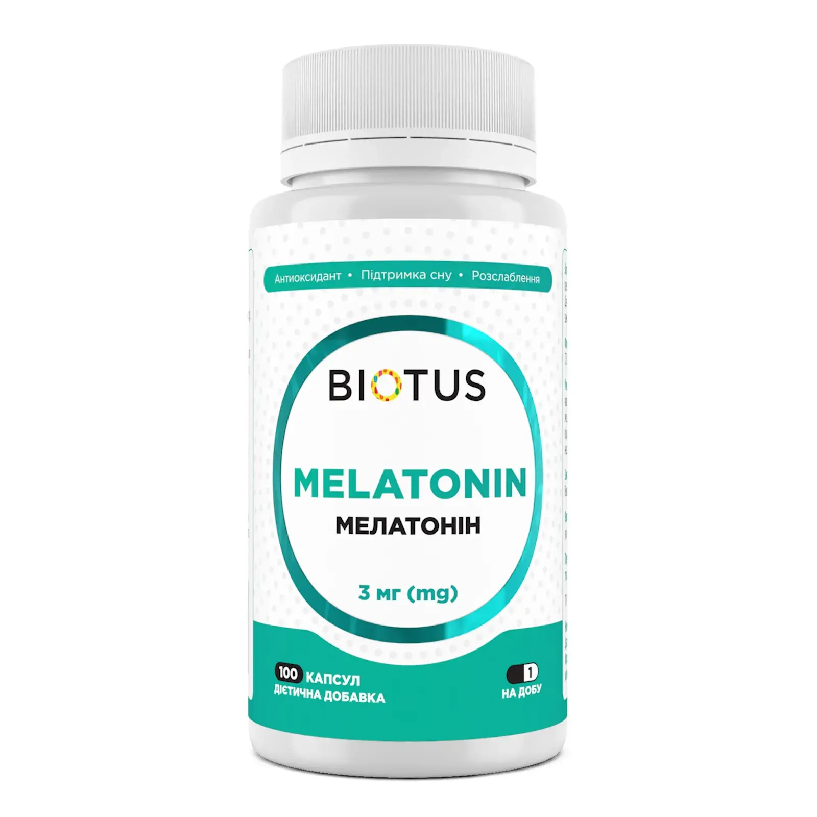 Мелатонін Biotus, 100 капсул